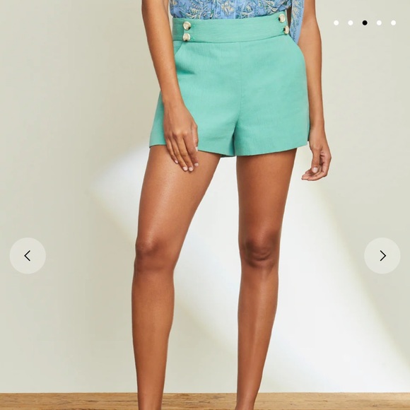 Veronica Beard Kimm Cotton-Linen Short - Picture 4 of 13